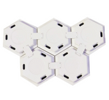 Lámpara Hexagonal LED RGB con control remoto