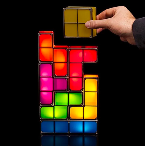 Lámpara Tetris LED