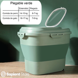 Contenedor plegable para alimento de mascota